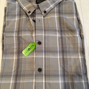 Dickies Gray Plaid Shirt Jacket